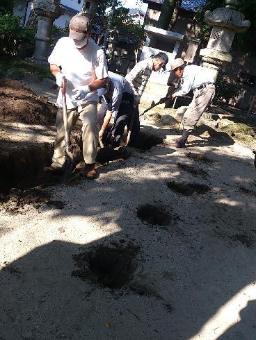 「湯の花神事」お手伝い
